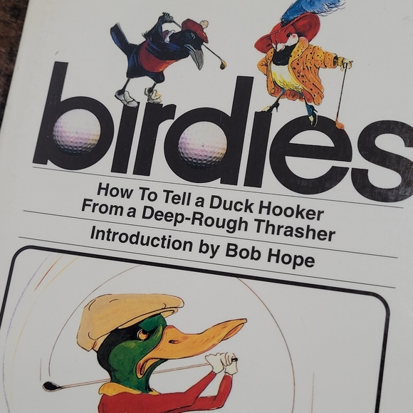 Birdies Soft Cover Book Featuring Bob Hope Vintage Funny ⛳️ Golf - Picture 3 of 5